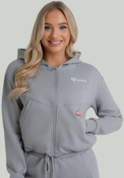 GymBeam ZOA Zip-Up női kapucnis pulóver Smoke - STRIX XL