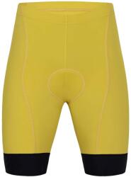 HOLOKOLO Rövid kerékpáros nadrág kantár nélkül - ELITE - fekete/sárga