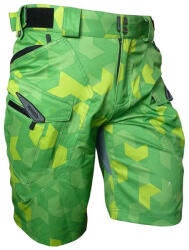 HAVEN Rövid kerékpáros nadrág kantár nélkül - CUBES NEO - zöld