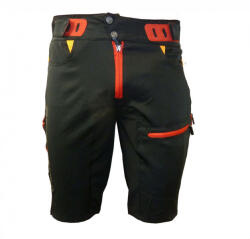 HAVEN Rövid kerékpáros nadrág kantár nélkül - SINGLETRAIL HMS - fekete/piros - holokolo - 25 190 Ft