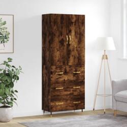 vidaXL füstös tölgy színű szerelt fa magasszekrény 69, 5 x 34 x 180 cm (3195832)