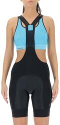 UYN Rövid kerékpáros nadrág kantárral - RIDEMILES OW LADY - fekete