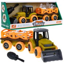 Inlea4Fun Csavarozható traktor pótkocsival Inlea4fun FARM TRUCK (RA-ZAU.8802)