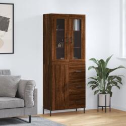 vidaXL barna tölgy színű szerelt fa magasszekrény 69, 5 x 34 x 180 cm (3198480)