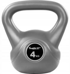 MOVIT Kettlebell Movit 4 kg szürke (4048821756313)