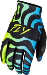 FLY Racing Lite motokrossz kesztyű kék-sárga