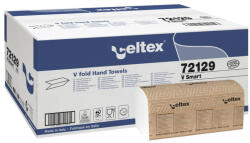 Celtex V Smart hajtogatott kéztörlő, cellulóz, 2 réteg, 25x21cm, 15x200 lap (3000 lap/karton)