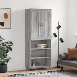 vidaXL szürke sonoma szerelt fa magasszekrény 69, 5 x 34 x 180 cm (3200047)