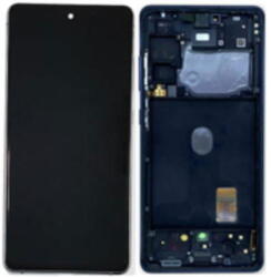 Samsung GH82-24214F Gyári Samsung Galaxy S20 FE OLED kijelző érintővel Kék kerettel előlap (GH82-24214F)