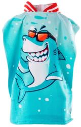 AQUAWAVE Gyerekek/gyerekek Cápa Poncho fehér|kék|vörös