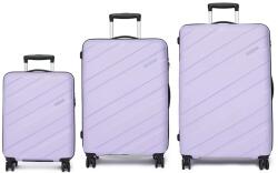 Samsonite JETDRIVER lila négykerekű bőröndszett-3db - taskaweb