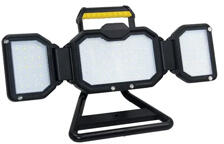 NEDES Akkus LED reflektor, munkalámpa, összecsukható (30W/3000 lumen) IP54 - WL25R (WL25R)