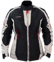 Roleff Geaca moto dama Roleff Mesh negru-bej-rosu (RO1812D)