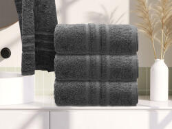 Comfort törölköző 50 x 100 cm sötétszürke, 100% pamut