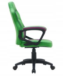  Ergonomikus irodai szék zöld lila elemekkel (DF101965)