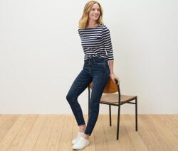 Tchibo Női farmernadrág, Fit Hanna, sötétkék Sötétkék denim 48