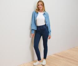Tchibo Női magasderekú leggings, farmer hatású, sötétkék Sötétkék denim 54