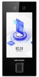 Hikvision DS-K1T344MBFWX-E1 4, 5 MinMoe arcfelismerő beléptető vezérlő terminál Mifare+ujjlenyomat, Bluetooth, Wi-Fi (DS-K1T344MBFWX-E1/EuropeBV) - digipont
