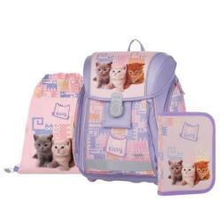 KARTON P+P Kitty cicák Prémium Light anatómiai iskolatáska szett - OXY BAG (IMO-KPP-0-98725)