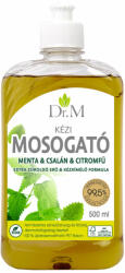 Dr. M Kézi mosogatószer mosódióval - menta, csalán és citromfű - 500 ml