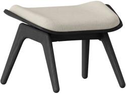 Umage A Reader fekete tölgyfa zsámoly fehér kárpittal 60 x 46 cm (UM-5116NC705-02)