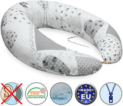 Scamp szoptatós párna formázott gombosvégű White Patchwork