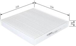 Bosch Filtru, aer habitaclu BOSCH 1 987 432 177 - fixbox