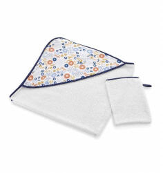 BabyJem Set prosop si manusa de baie 72x72 cm BabyJem (Model: Inele colorate) - shop-doa Prosop