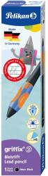 Herlitz Griffix 2 jobbkezes ceruza, fekete (00821087)