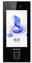Hikvision DS-K1T344MBFWX-E1 4, 5" arcfelismerő beléptető vezérlő terminál; Mifare kártyaolvasó; arcfe (DS-K1T344MBFWX-E1/EuropeBV)