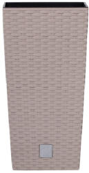 Prosperplast Rato Square 2in1 virágcserép, 30 cm - mokka (DRTS300-7529U)