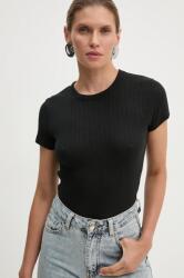 Drykorn t-shirt női, fekete, 520175 89871 - fekete XS