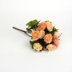  Fodros begónia csokor barack - virágdekorációhoz és koszorúhoz