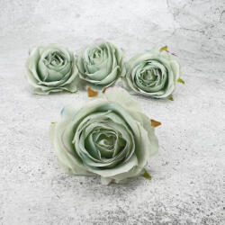Papelito Rózsa fej - menta 4db/cs - virágdekorációhoz és koszorúhoz