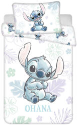 Jerry Fabrics Disney Lilo és Stitch, A csillagkutya Ohana White gyerek ágyneműhuzat 100×135 cm, 40×60 cm (JFK039472)