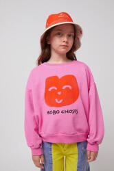 Bobo Choses gyerek felső Joyful Face rózsaszín, nyomott mintás, 125AC033 - rózsaszín 149/155