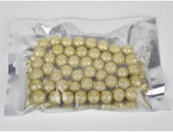  Polisztirol golyó KICSI csillámos - ARANY - kosarbolt