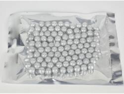  Polisztirol golyó MINI csillámos - EZÜST