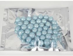 Polisztirol golyó nagy csillámos - COUNTRY KÉK