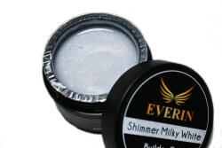 Everin Gel Construcție Everin Alb Lăptos cu Sclipici 50g | Luciu Elegant și Rezistență Ridicată (GE-02)
