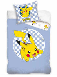 Pokémon Checkered ágyneműhuzat 140×200cm, 70×90 cm (CBX242394POKE) - oliviashop