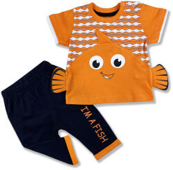 Miniworld 2részes babaruha szett- Halacska vagyok Méret: 68-74