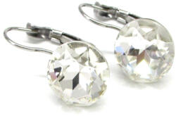 HELÉNA kapcsos fülbevaló - 12 mm (crystal fehér) (202104094)