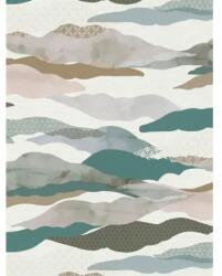 As Creation Tapet abstract Munti maro-turcoaz