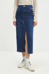 Answear. LAB farmer szoknya midi, egyenes - kék XS - answear - 9 990 Ft