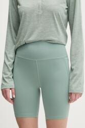 Under Armour edzős rövidnadrág Meridian zöld, sima, magas derekú, 1382521 - zöld L