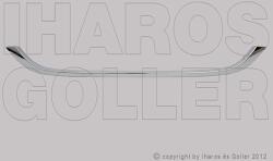 Mini (BMW) Mini 2006-2014 - Króm díszléc hűtődíszrács fölé (gépháztetőre)