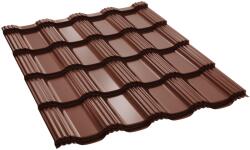 BILKA Tigla metalica BILKA model Hellenic Lucios Ral 8017 Maro 0.45mm (21034)