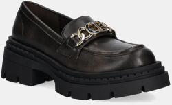 Twinset mokaszin barna, női, platformos, 242TGT114 - barna Női 40