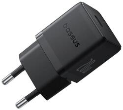 Baseus INCARCATOR retea Baseus Palm, Quick Charge 20W, 1 x USB Type-C 5V/3.0A, include cablu USB Type-C la USB Type-C 1m, negru "P10111602113-01" (timbru verde 0.18 lei) - 6932172677411 (P10111602113-01)